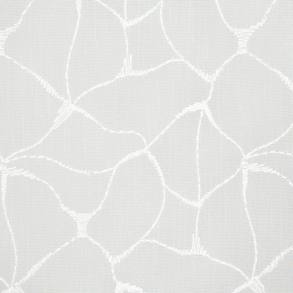 Тюль на ленте «Геометрия» 300x280 см цвет белый MIAMOZA STLM-2038473 - Вид №3