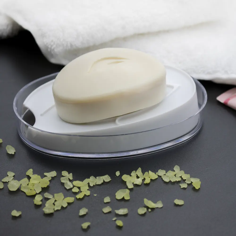 Мыльница BEROSSI Eco - прозрачная подставка для мыла с системой слива 83994386 STLM-0045989 - Вид №1