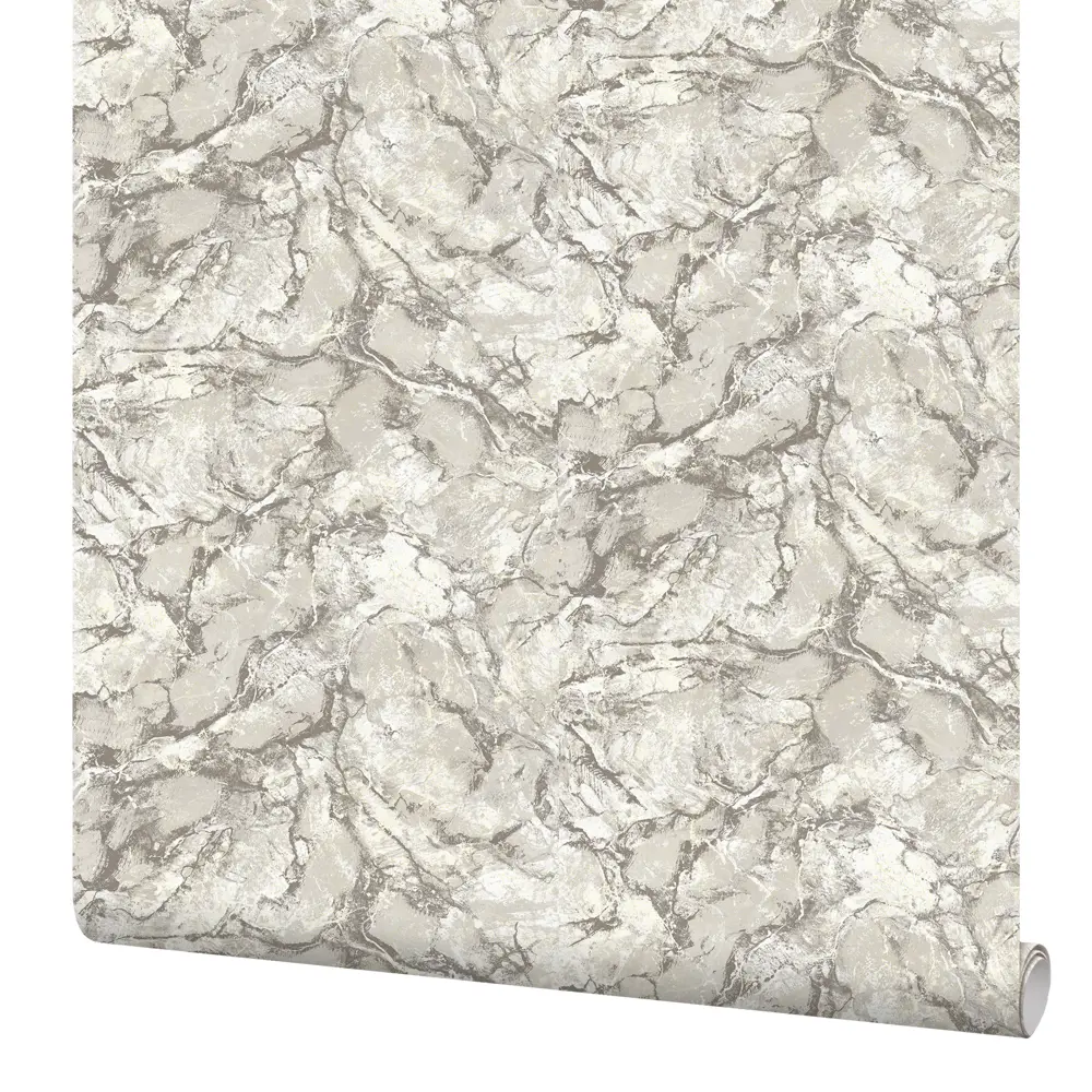 Обои флизелиновые Erismann Mramor темно-бежевые с рельефной фактурой 89413688 STLM-1572326