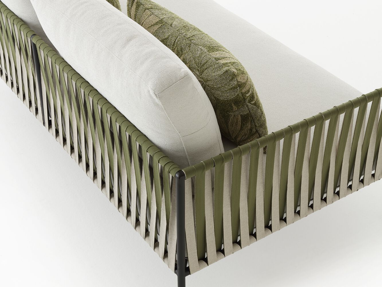 3-местный тканевый садовый диван Nodo Italia Zip ARCH-00045959 - Вид №8