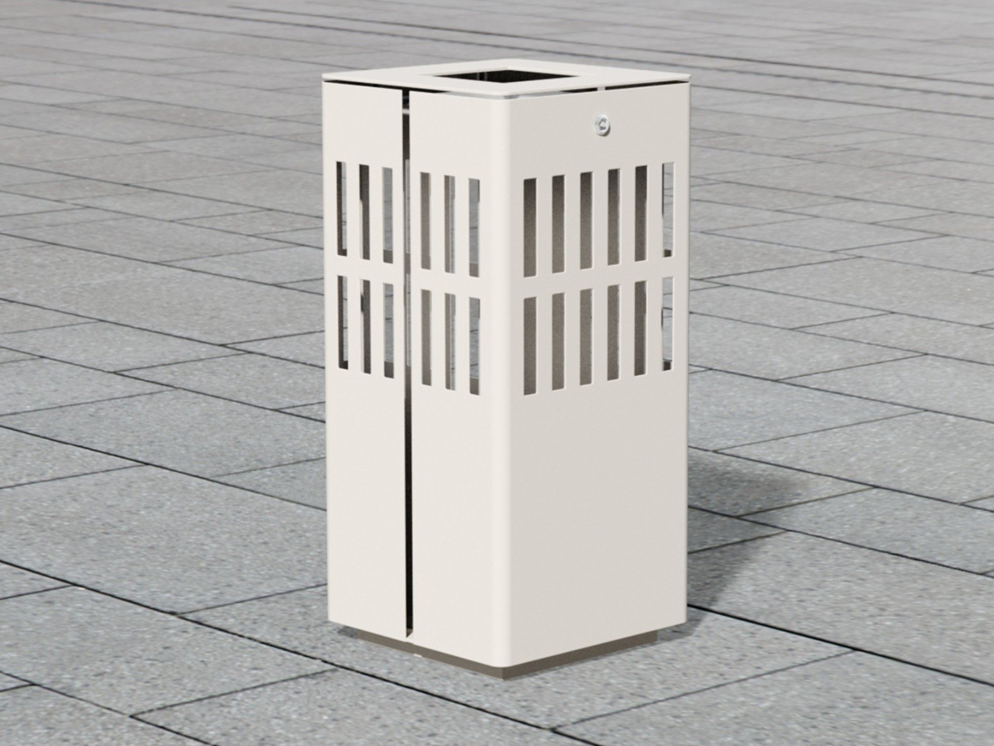 Нержавеющая сталь открытый мусорный бак BENKERT BANKE мусорное ведро ARCH-00112720 - Вид №1