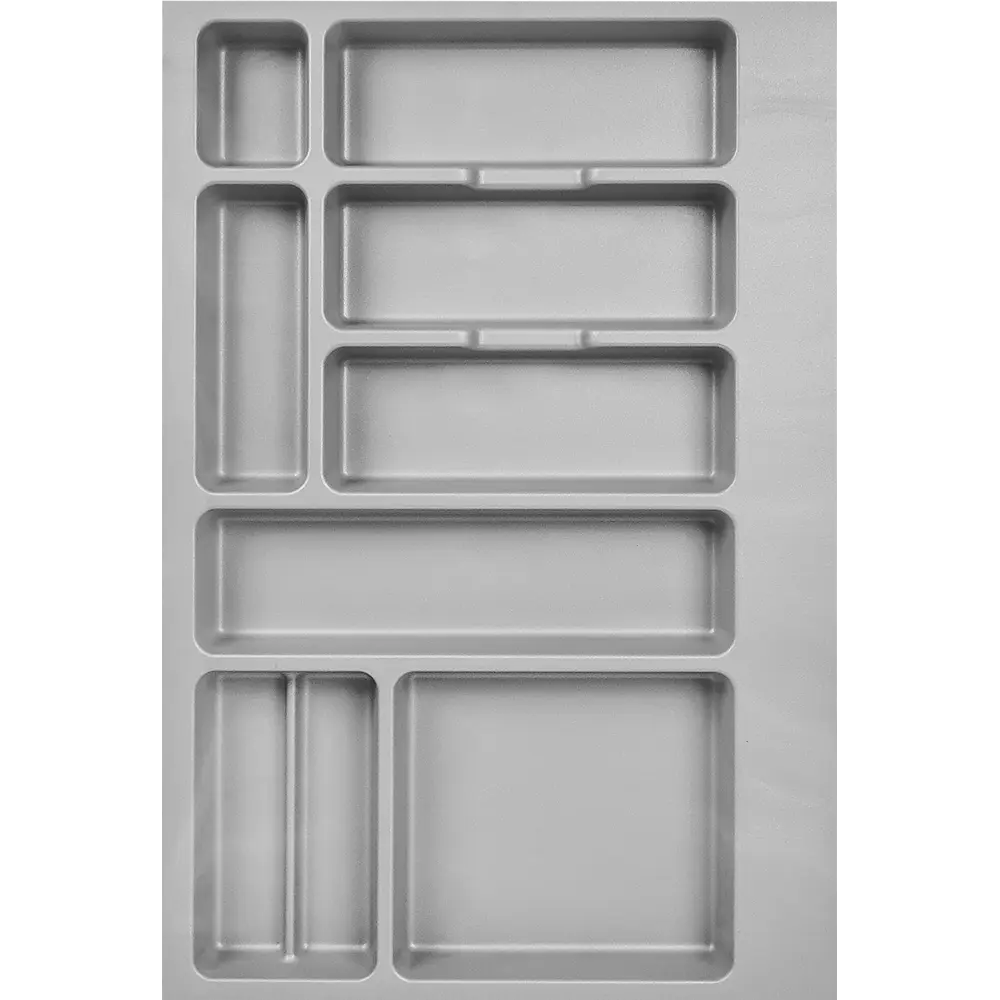 Лоток для столовых приборов Delinia 48.6x4.5x72.6 см пластик цвет серый STLM-2105673 - Вид №1