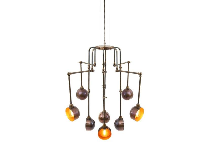 Mullan Lighting Регулируемая люстра из латуни  Mlf184  - Вид №11