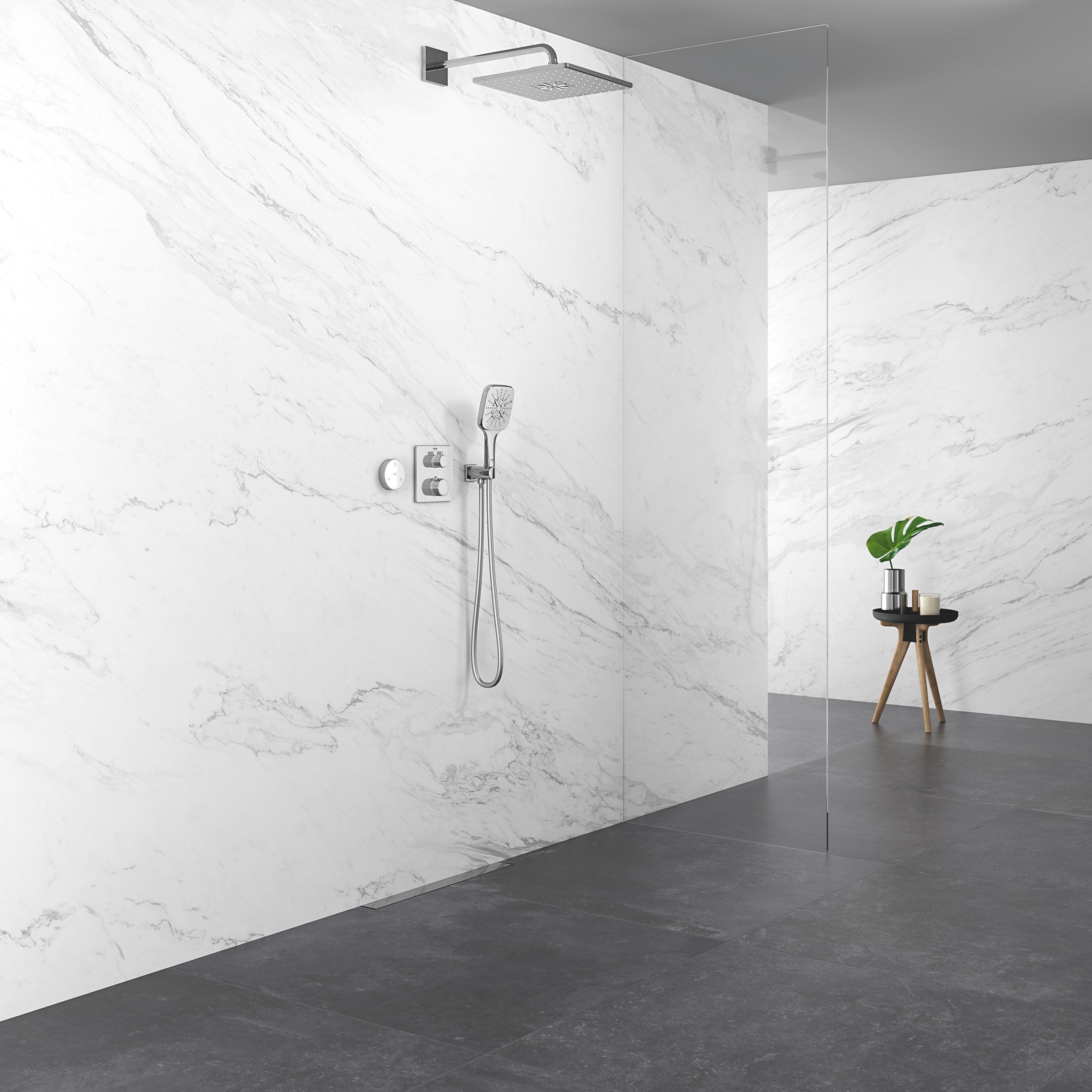 Настенный ручной душ с 3 струями для душа Grohe Rainshower SmartActive ARCH-00121609 - Вид №24