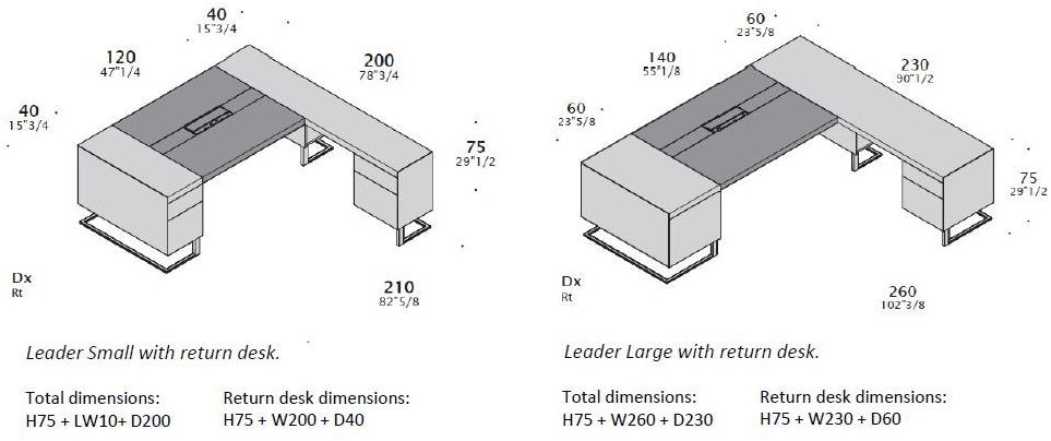 ESTEL GROUP Рабочий стол из дерева и кожи Deck sun-id-1481881 - Вид №10