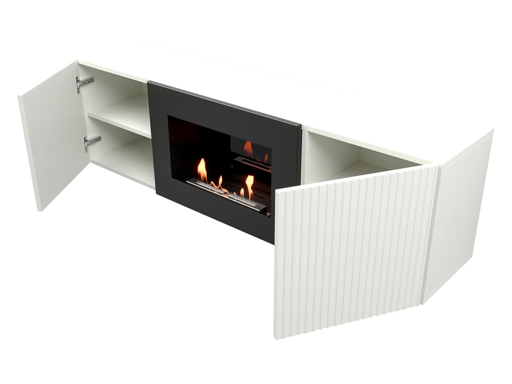 9101998 Биокамин с тумбой Firelight BFP/P-1400L черный STDN-0043954 - Вид №5