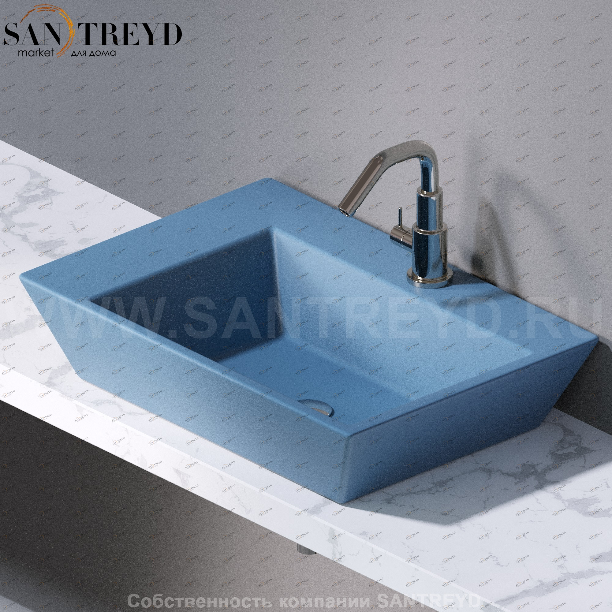 L291141 Подвесная раковина настенная прямоугольная A. e T. Italia PRISMA AeT ITALIA