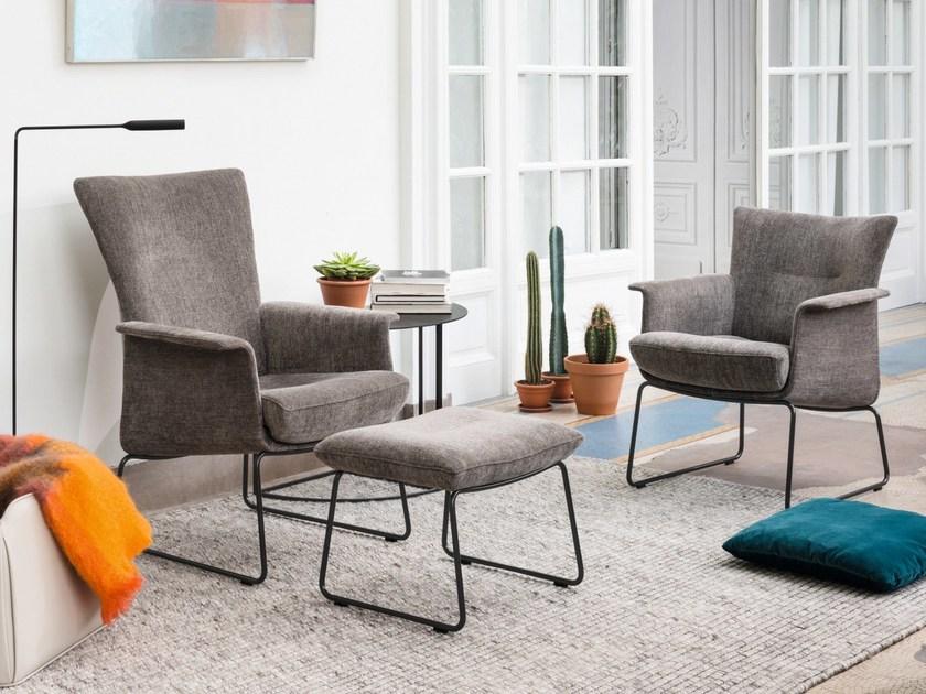 JORI Кожаное кресло с салазками и подлокотниками Aida sun-id-1446107 - Вид №2