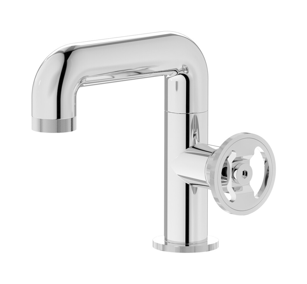 Смеситель для раковины на 1 отверстие в комплекте с донным клапаном WE ARE IB b1200cc Chrome Bold