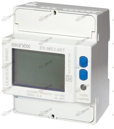 EKINEX Счетчик энергии 6а трехфазный sun-id-1409720