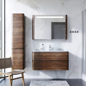 M30FHX1002TF База под раковину подвесная 100 см ящики табачный дуб текстурированная AM.PM Sensation