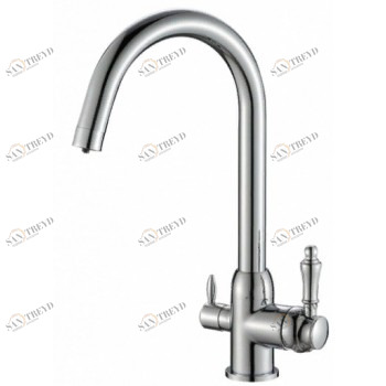 Steel Hammer SH 723 CR хром Смеситель для кухни Zorg 383x276 