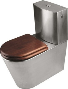 SN0110CS Унитаз из нержавеющей стали с бачком mediclinics