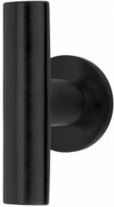 Formani Ручка на розовой ПВХ атласной черной Inc