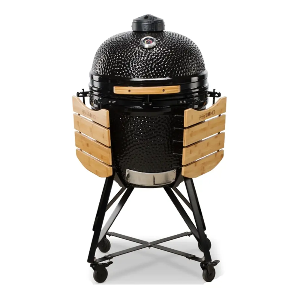 Гриль Kamado Bono Grande 23" ø59 h120 см керамика черный 89125778 STLM-2152404  - Вид №1
