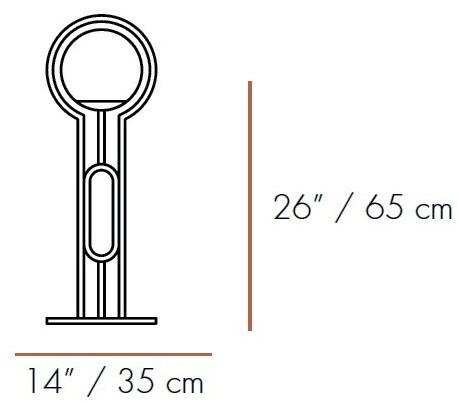 UTU Soulful Lighting Настольная лампа из металла Frame Santreyd sun-id-1418706 - Вид №2