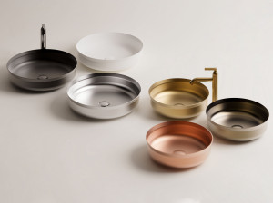 Стальная круглая столешница