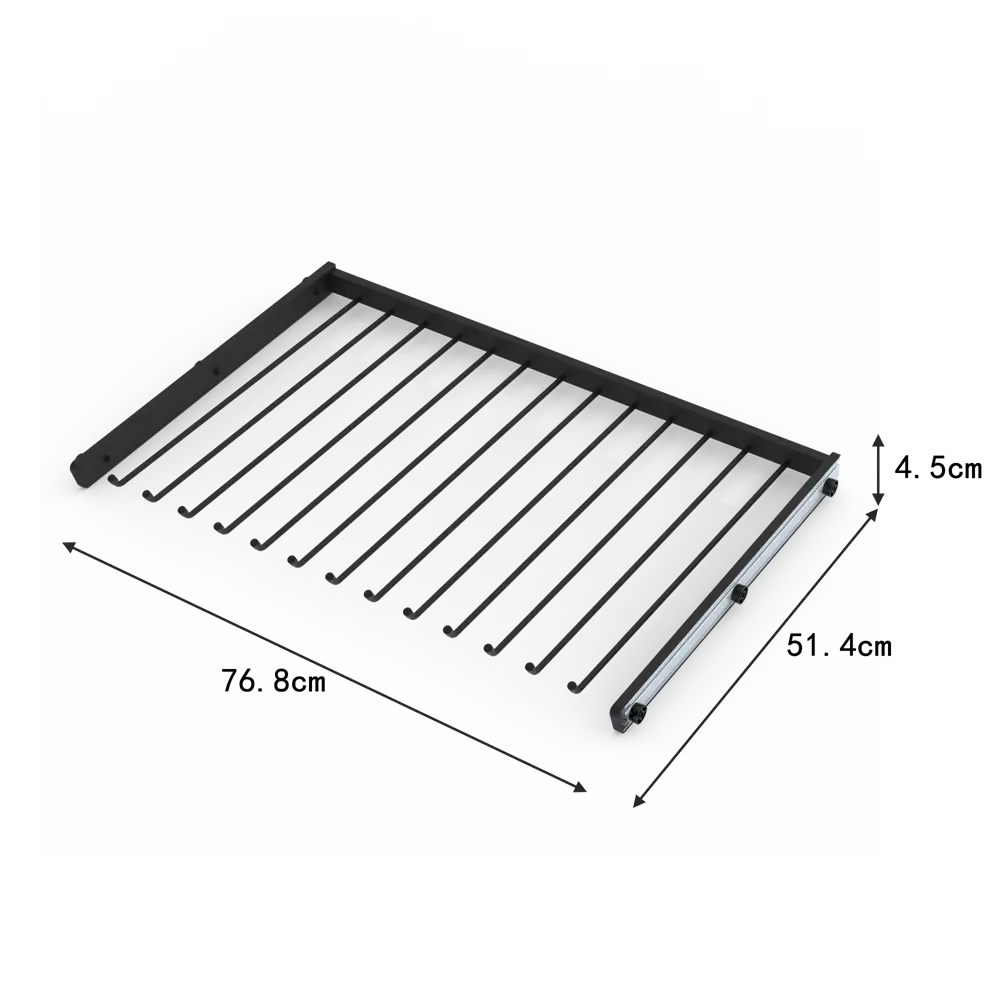 Брючница Лион 80x54.5 см KONSENSA сталь цвет черный 89436160 STLM-2102491  - Вид №4