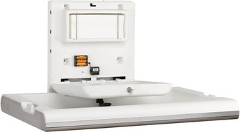 CP0016HCS-I Горизонтальное пеленальное кресло из полипропилена и сатинированной нержавеющей стали с ионизатором mediclinics  - Вид №2