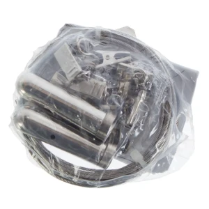 Карниз струнный хром 3 м 12 зажимов