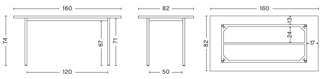 Стол из МДФ Hay TWO COLOR ARCH-00124729 - Вид №31