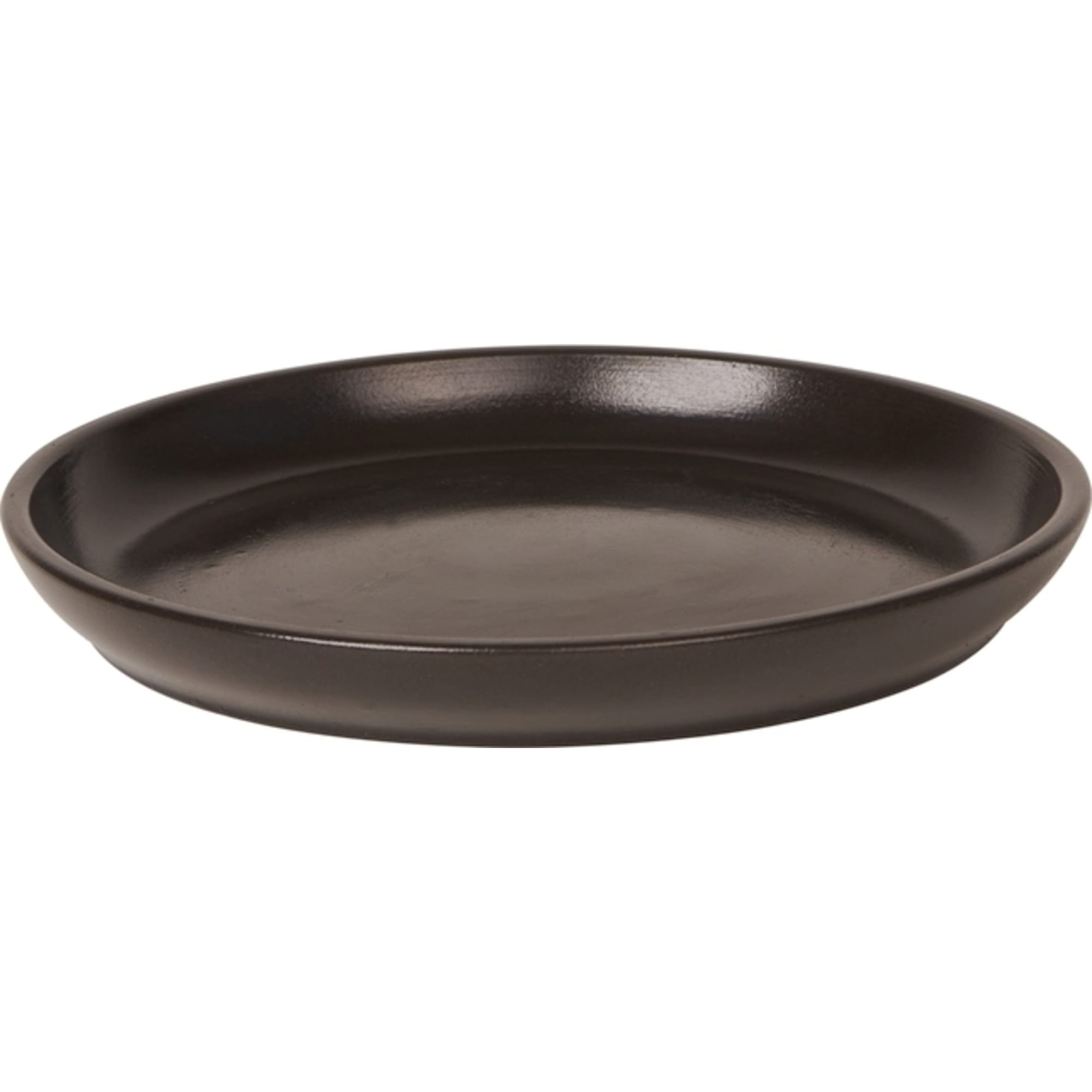 82624788 Поддон для горшка №3 Ø11.5 см, керамика, цвет тёмно-коричневый Santreyd 