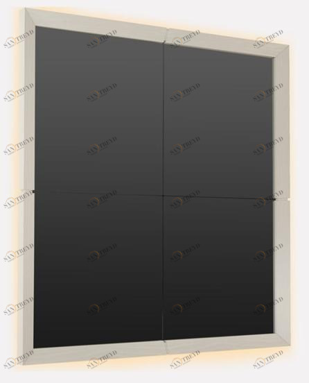 MORADA Зеркало дубовое квадратное в раме Marco Marco mir