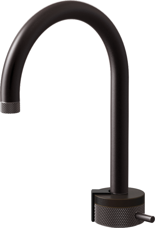 E-11502-R1OB-L2MBK-GM Однорычажный прогрессивный смеситель для раковины - излив 16см GRAFF MOD+