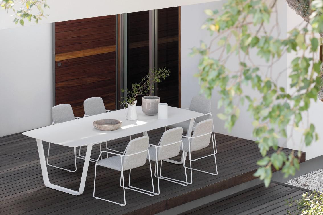 Стул белый лотос смоки Manutti Loop MNST83 - Вид №10