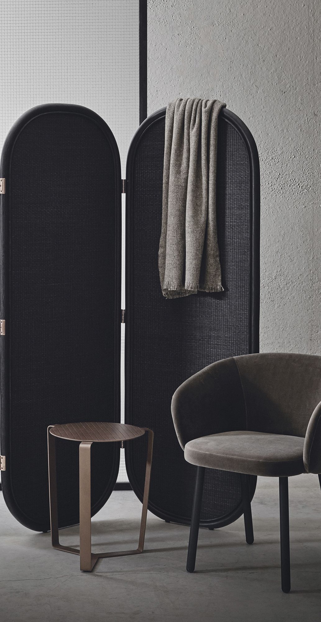 Мягкий тканевый стул с подлокотниками EXPORMIM HUMA ARCH-00102955 - Вид №7