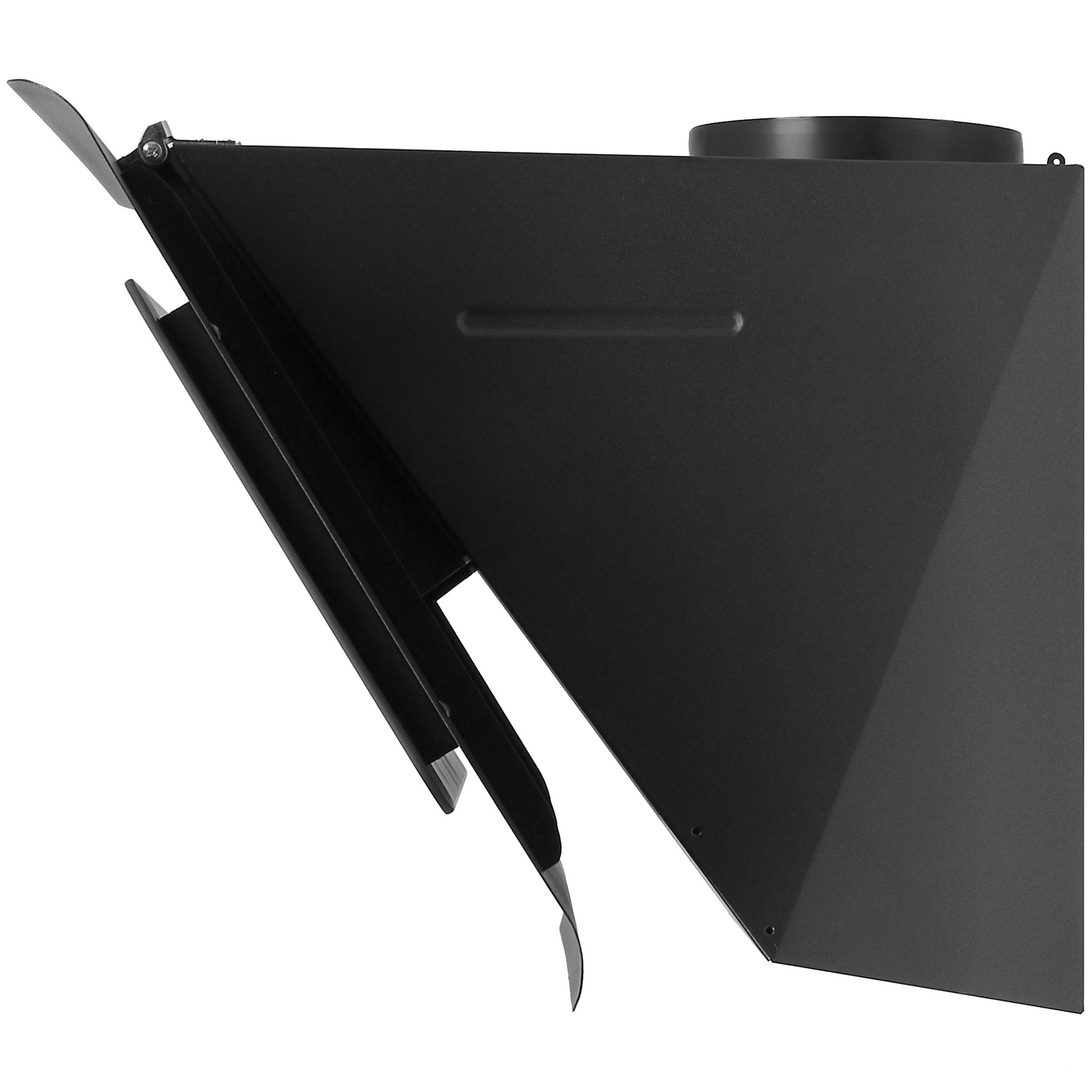 9046666 Вытяжка наклонная KRONA URAN 600 DN BLACK 4S серый/черный STDN-0137972 - Вид №3