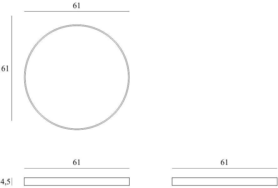 Ethnicraft Круглый деревянный поднос Classic 20404 - Вид №3