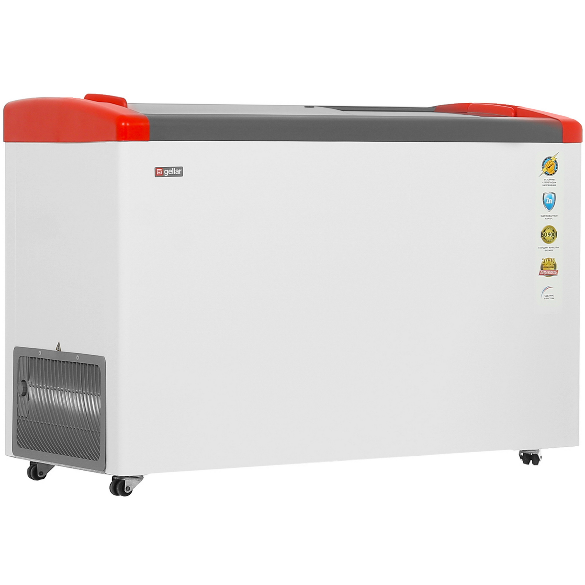1229592 Морозильный ларь Frostor Gellar FG 400 E белый, красный STDN-0118963