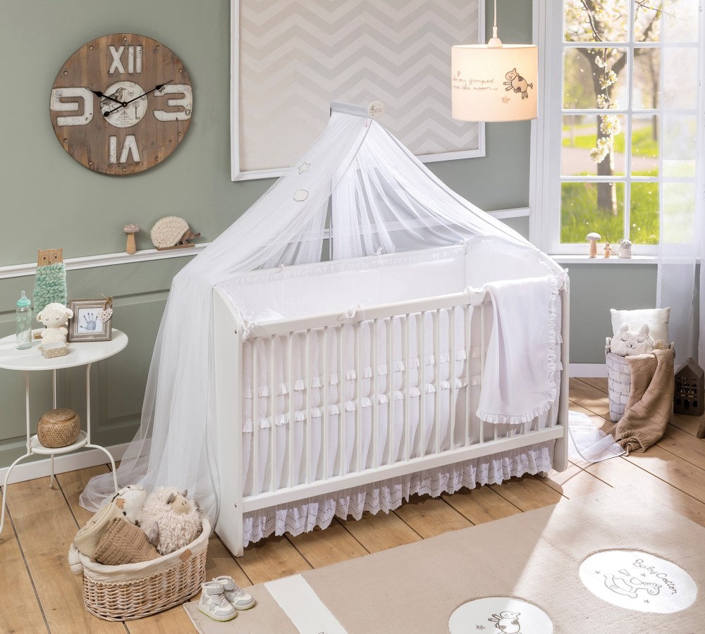 Колыбель детская белая 70х130 см Baby Cotton CILEK BABY COTTON 00-3832175 Белый Santreyd  - Вид №3