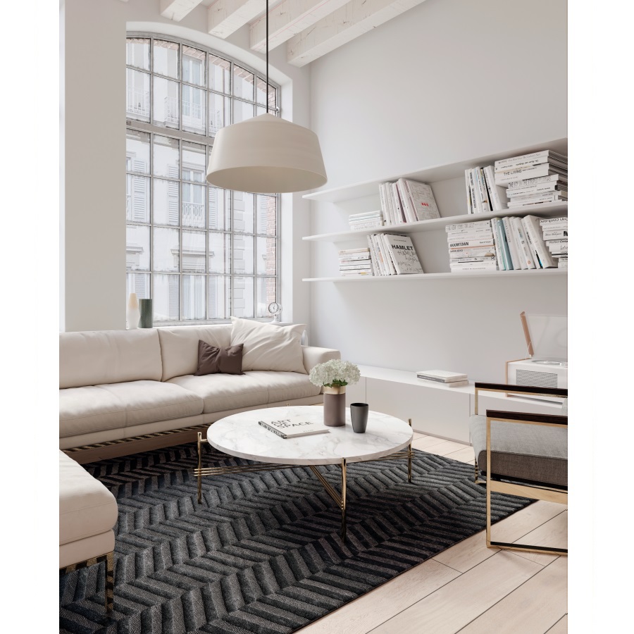 Ковер Chelo, 200х300 см, угольно-черный Carpet Decor C1078 - Вид №1