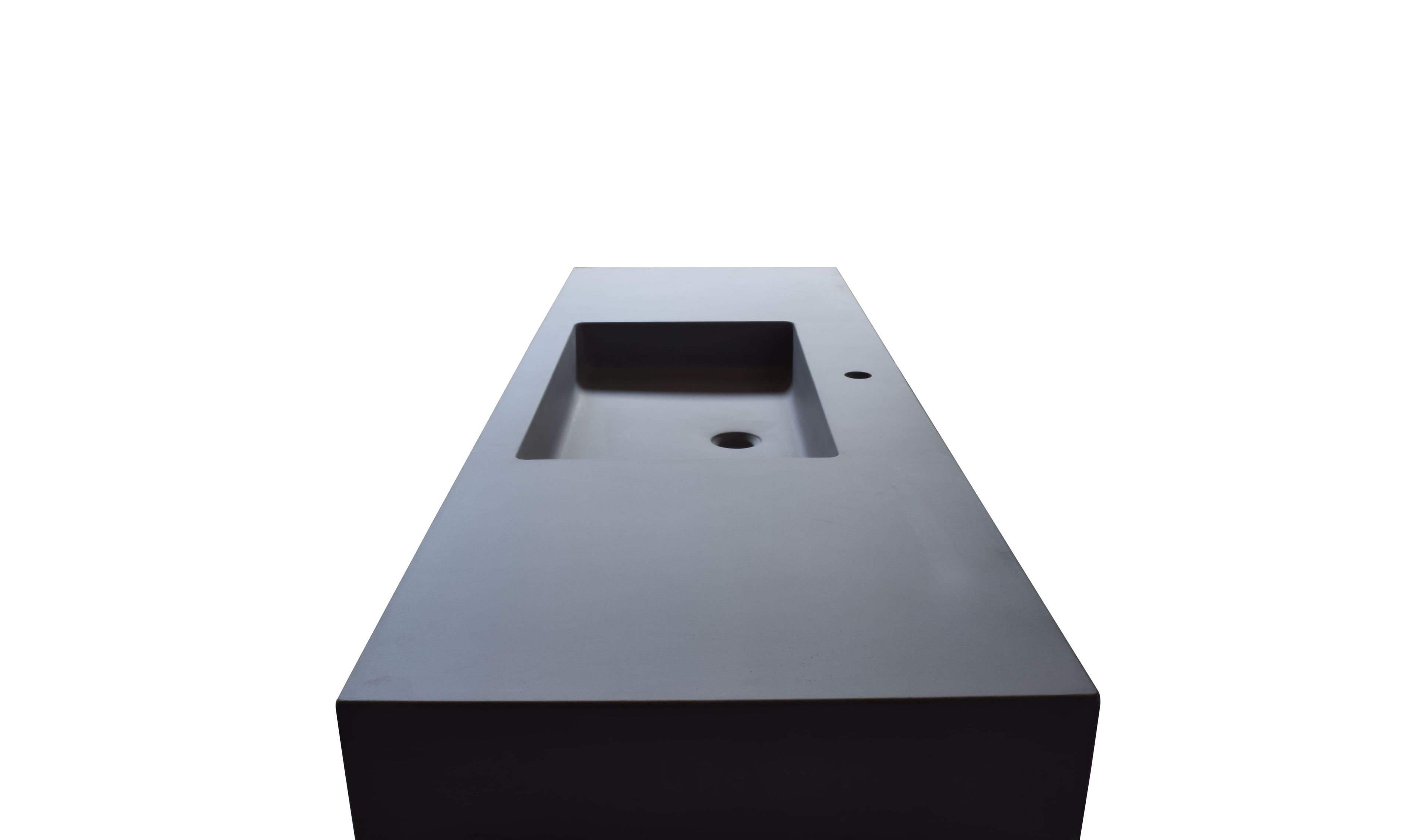 Бетонная одиночная прямоугольная раковина URBI et ORBI PLURA UNI ARCH-00138512 - Вид №14