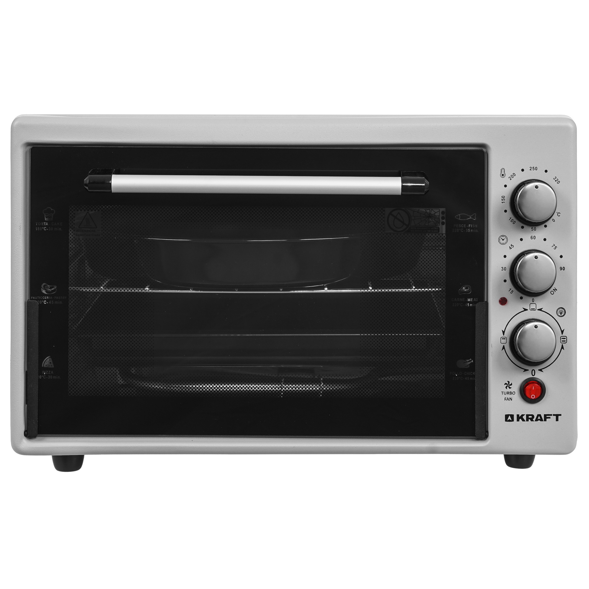 8108444 Мини-печь Kraft KF-MO 3803 KGR серый STDN-0057038