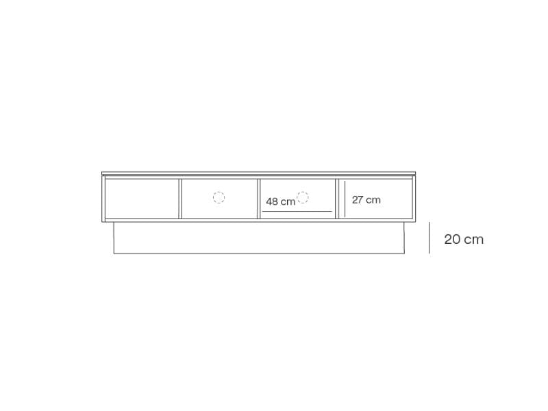 МДФ ТВ шкаф TEULAT Тотем ARCH-00072655 - Вид №8