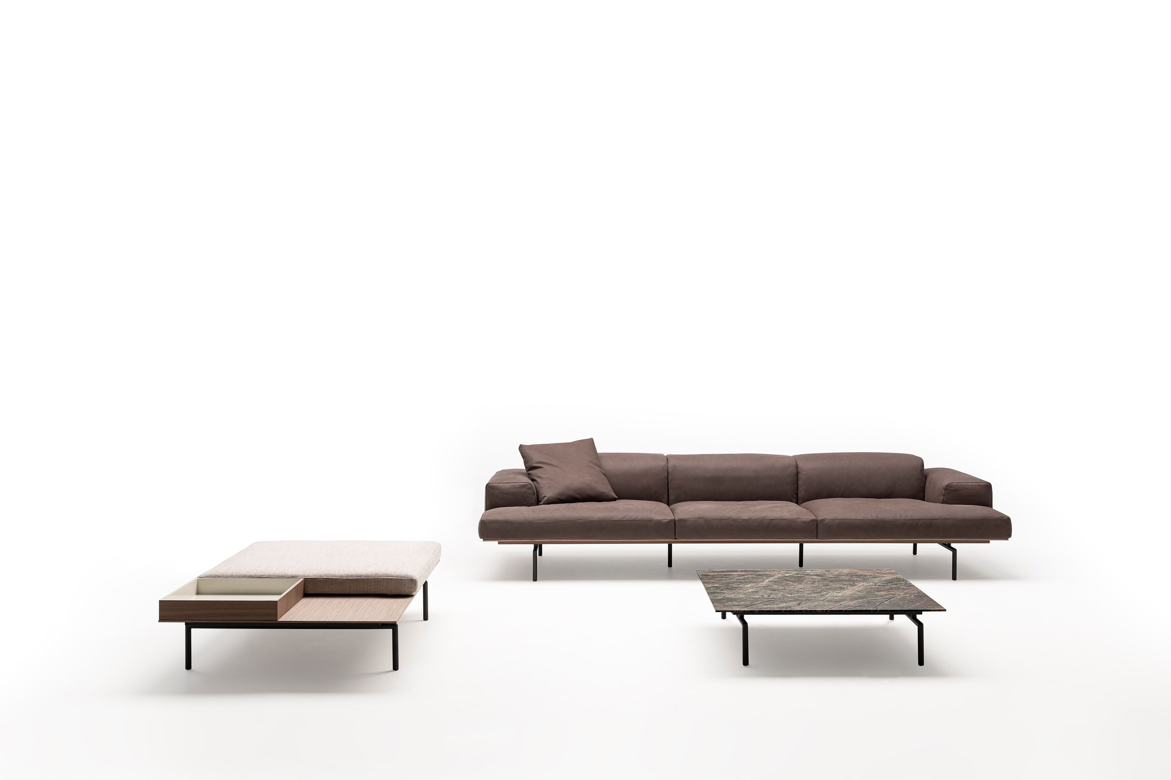 Модульная скамья со спинкой Living Divani Сумо ARCH-00126347 - Вид №9