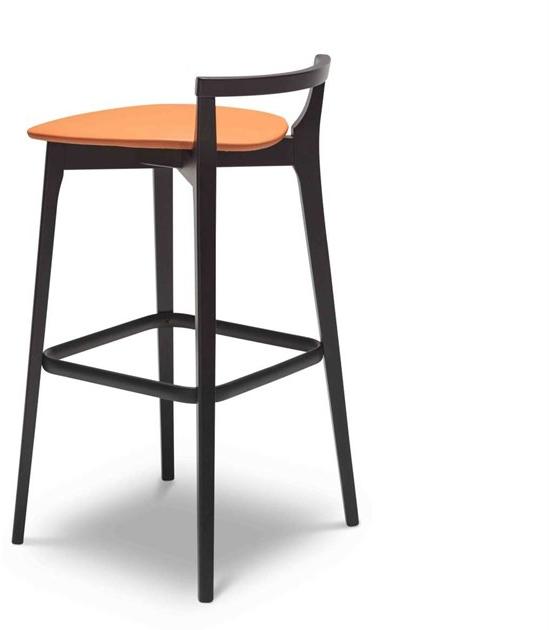 Origins 1971 Высокий табурет из бука с подставкой для ног Metro sun-id-1348632 - Вид №2