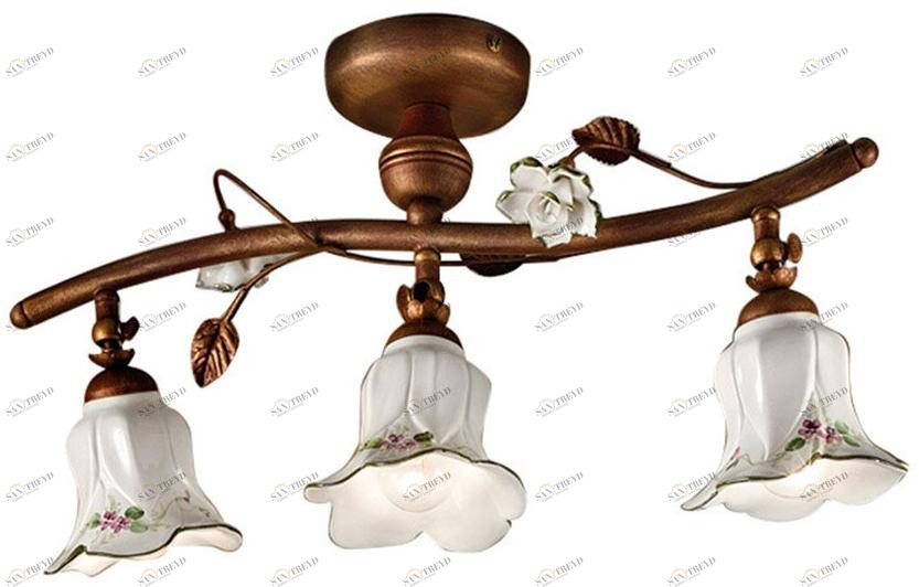 FERROLUCE Регулируемый керамический потолочный светильник с фиксированным кронштейном Pisa C1206 - 3