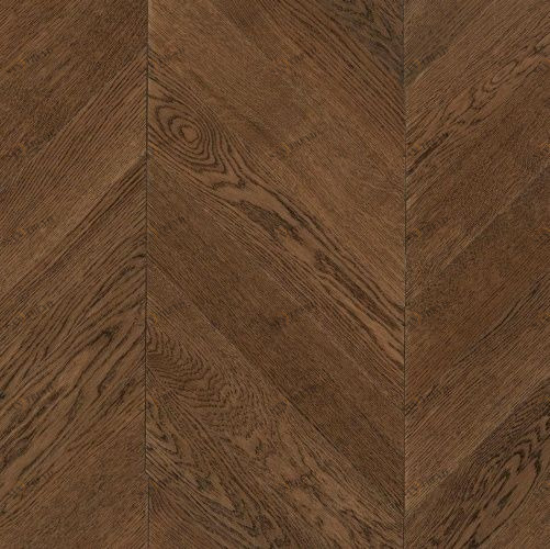 Паркет Ёлка Coswick Молочный Шоколад Дуб Натур (Гладкая) 530х107,95 мм 11293217