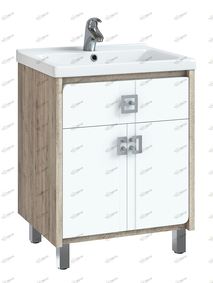 Тумба Bruno 2-600 дуб кантри (Миранда)600⨉440⨉790 мм кантри Santreyd sun-id-664567