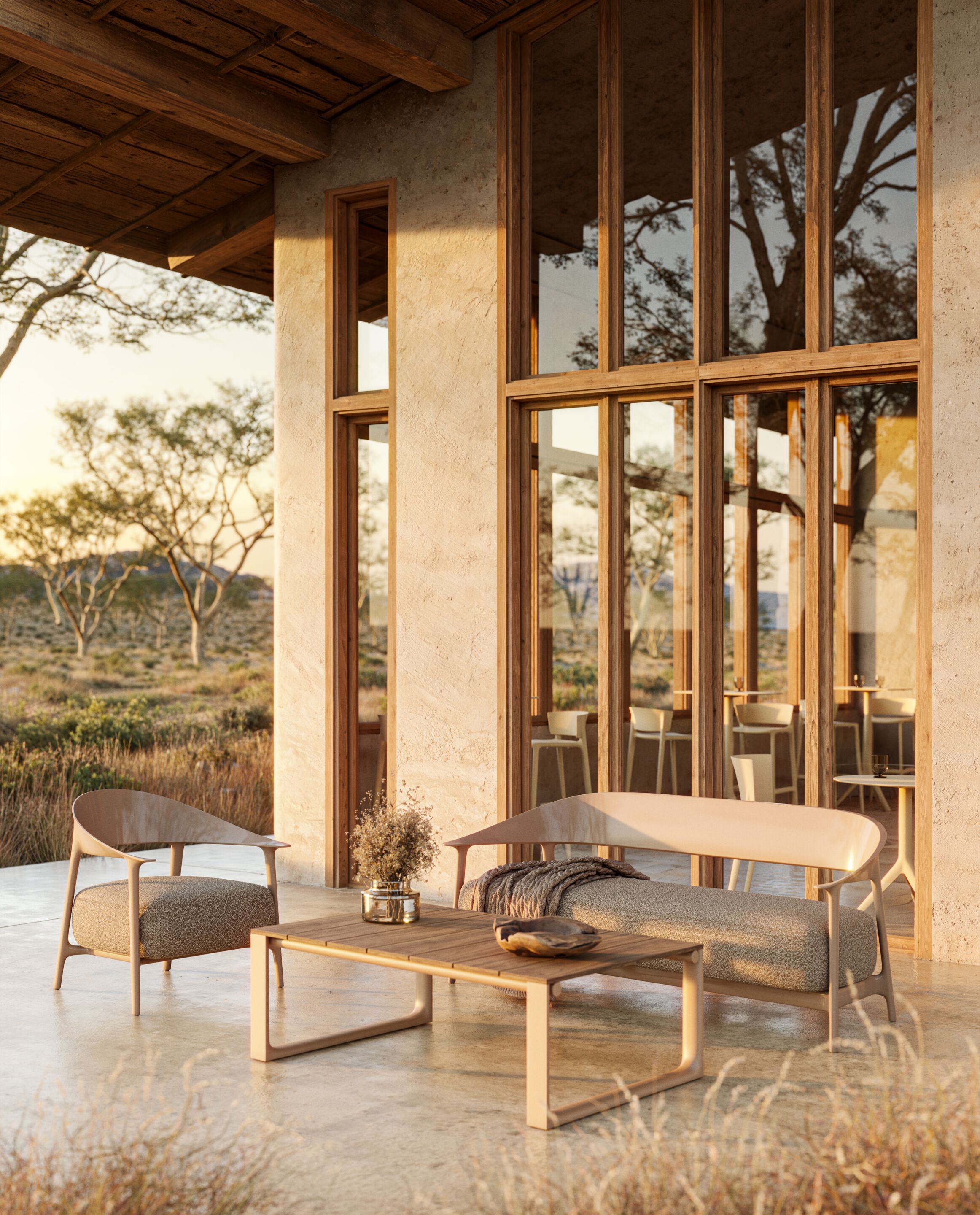 2-местный садовый диван Vondom Африка ARCH-00007919 - Вид №1