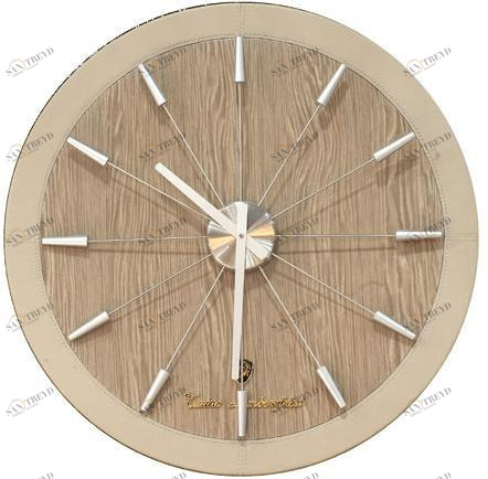 Tonino Lamborghini Casa Настенные часы из фанерованной древесины sun-id-1497336