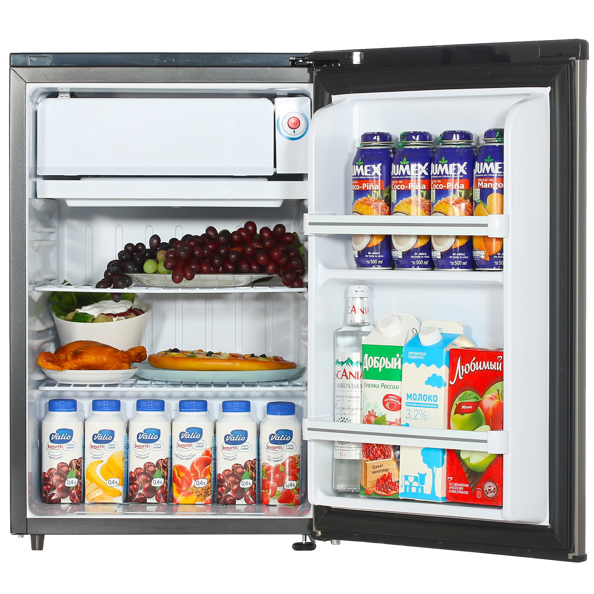 1109740 Холодильник компактный   KRAFT BR-75I серебристый STDN-0013821 - Вид №5