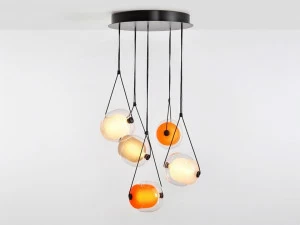 BROKIS Светодиодная подвесная лампа из дутого стекла Capsula Pc966; pc937; pc943