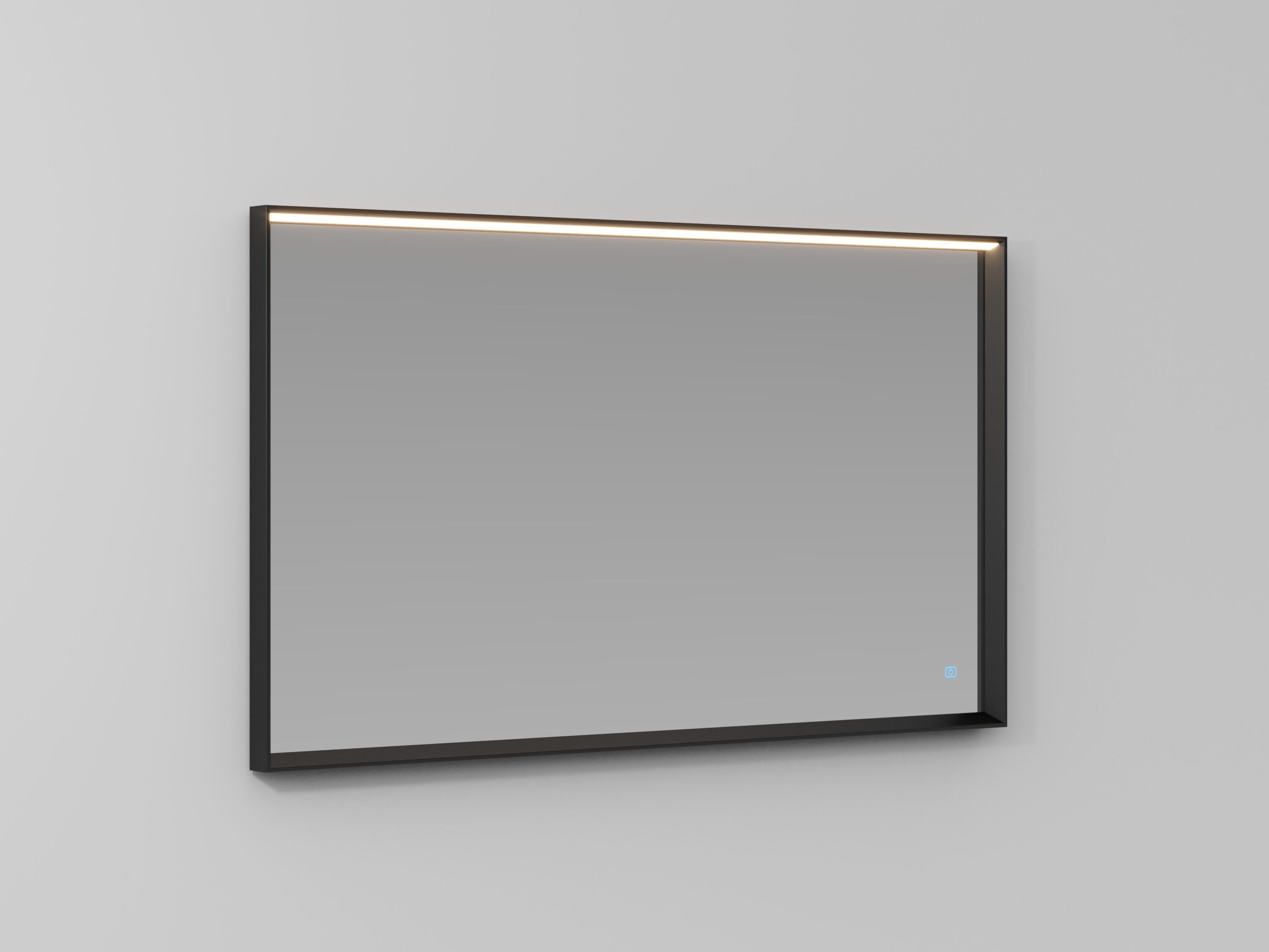 Прямоугольное металлическое зеркало со встроенным освещением Ideagroup TECNICA ARCH-00120939 - Вид №1