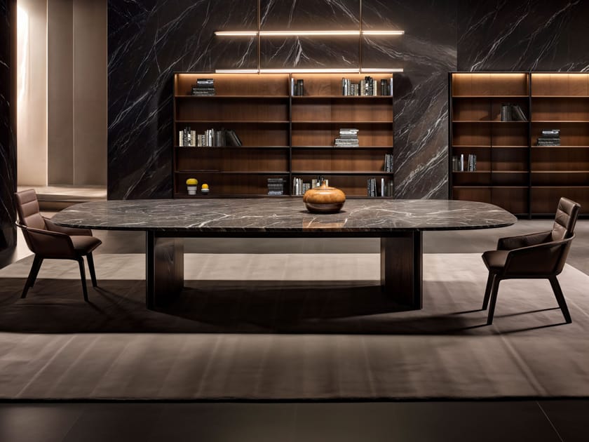 Мраморный бочковый стол Wayne Enterprises Home Collection WE-084 ARCH-00142431