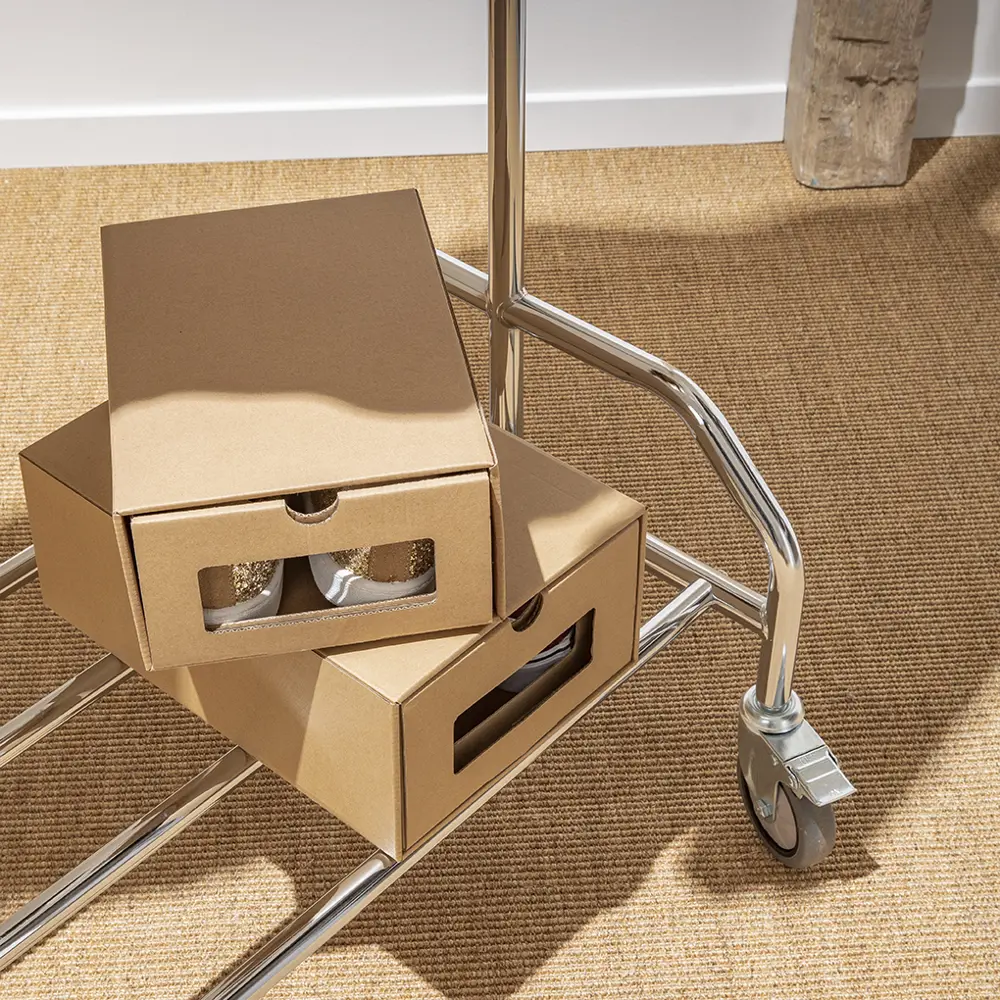 Коробка для обуви Spaceo 23.5x13.5x35 см картон 2 шт STLM-2010655 - Вид №15